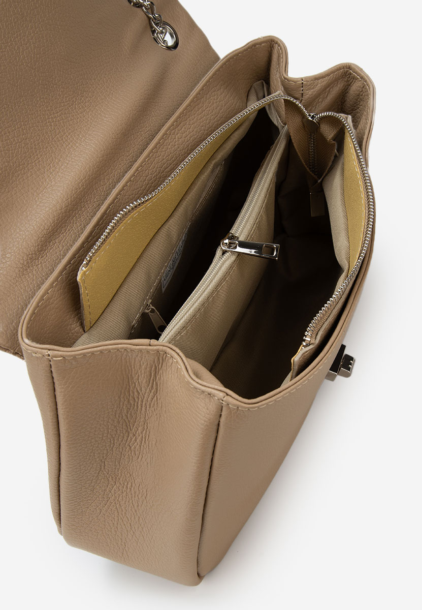 Beżowe torebka na ramię Rusanda V2