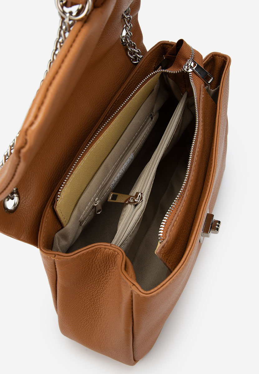 Camelowe torebka na ramię Rusanda