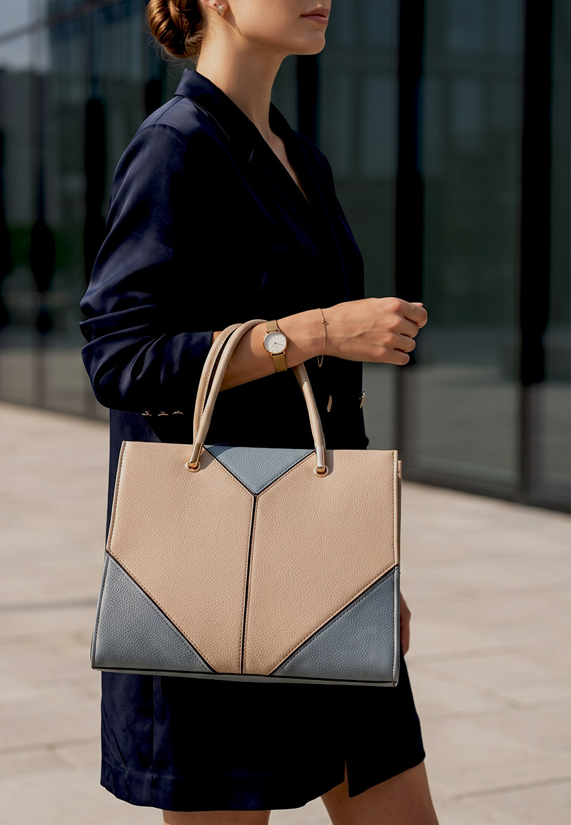 Khaki torebka do biura Cremliana