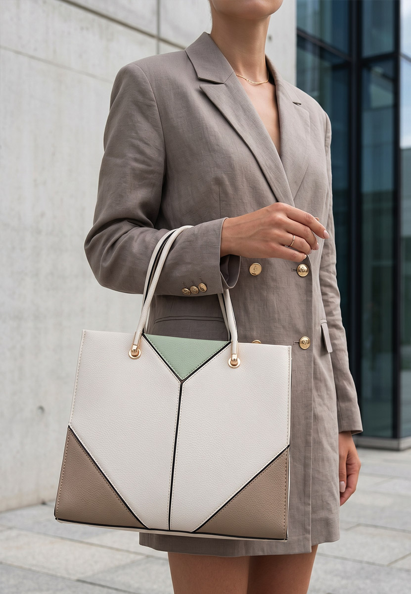 Beżowe torebka do biura Cremliana