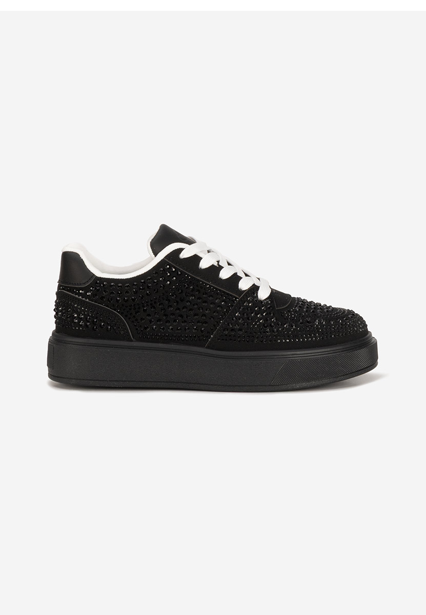 Czarne sneakersy damskie Olivina