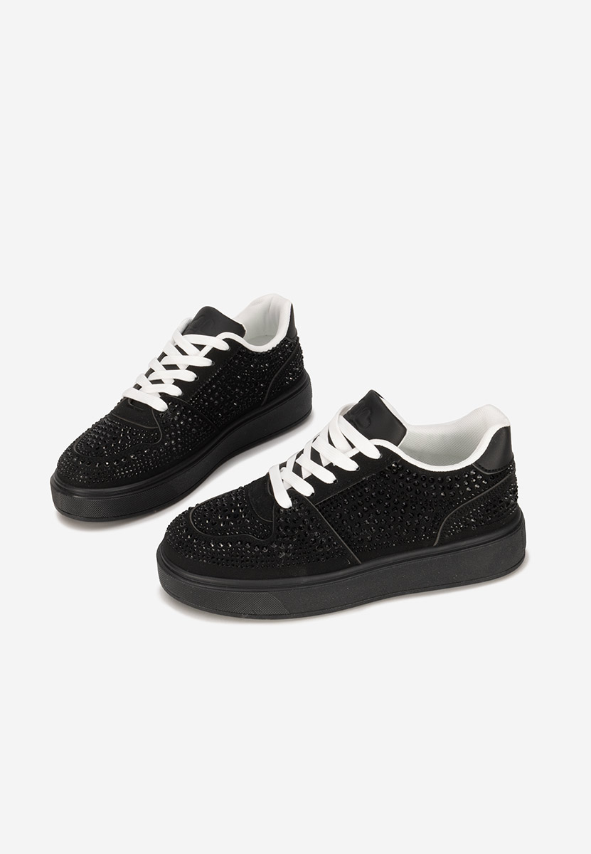 Czarne sneakersy damskie Olivina