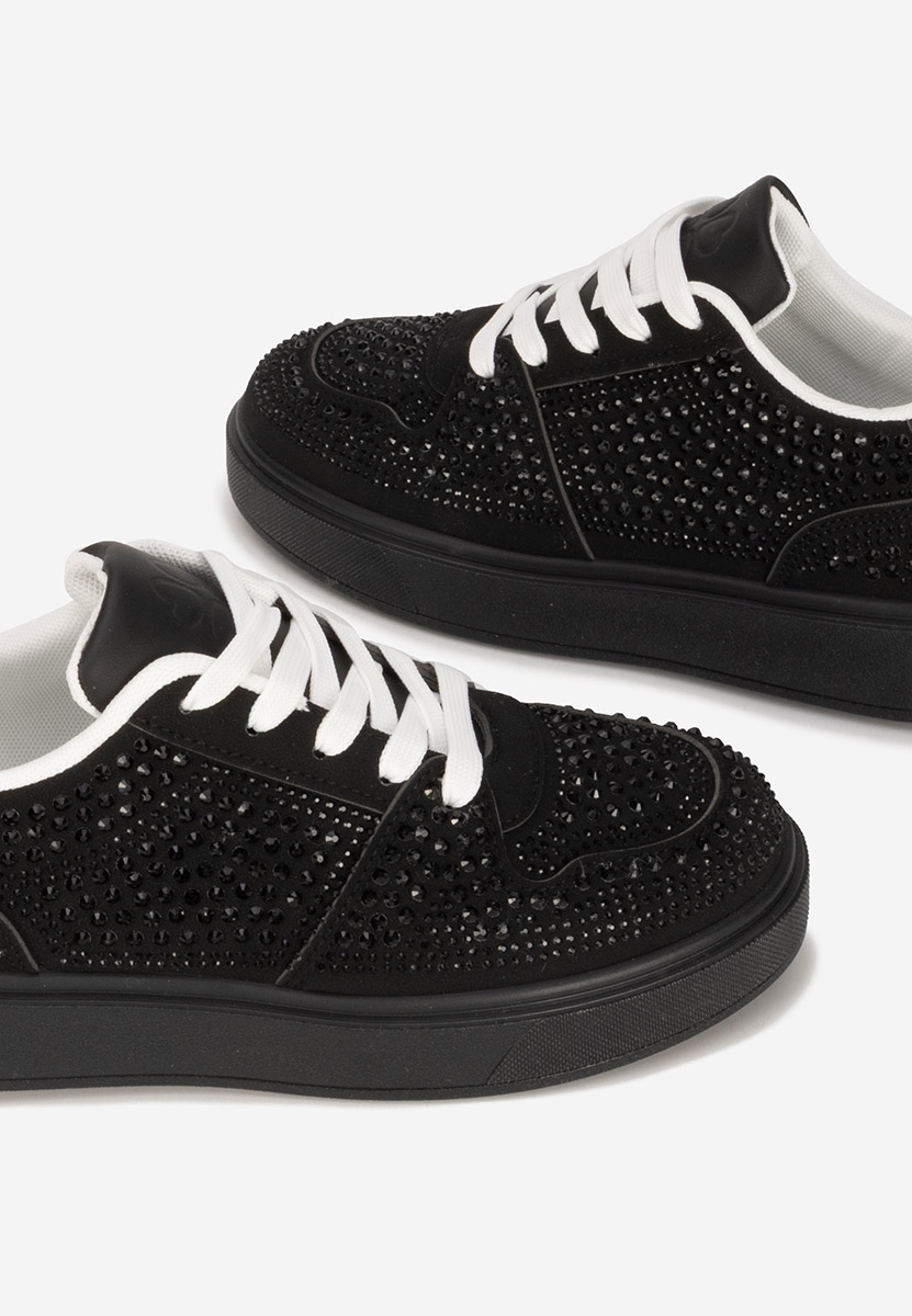 Czarne sneakersy damskie Olivina