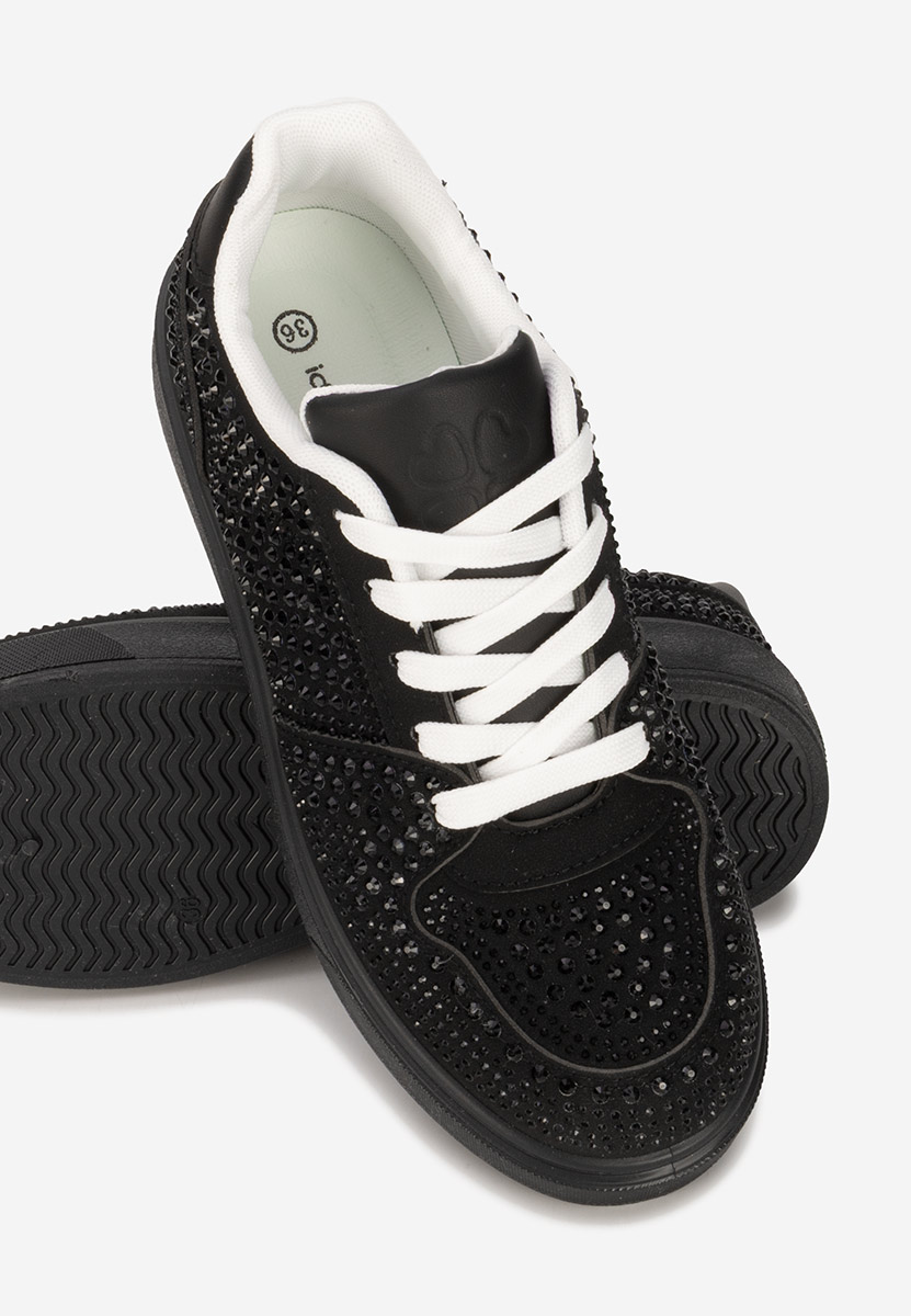 Czarne sneakersy damskie Olivina