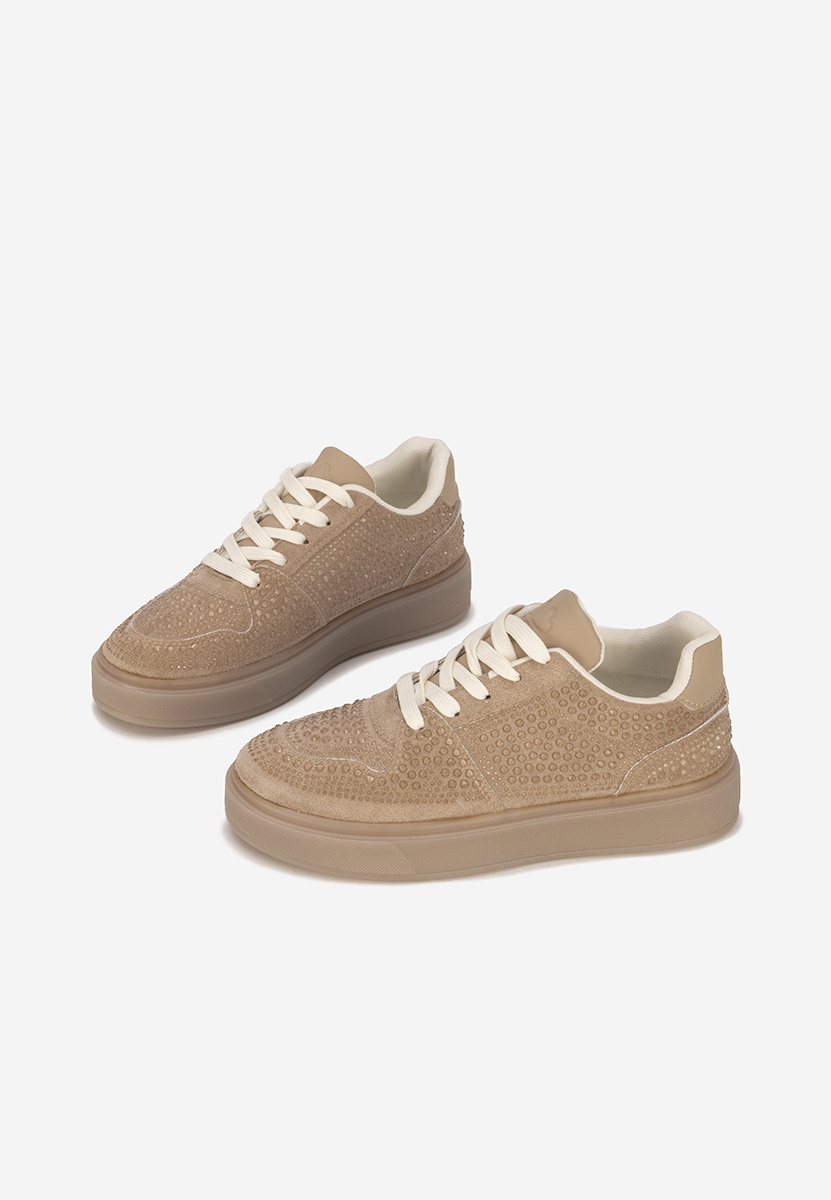 Khaki sneakersy damskie Olivina