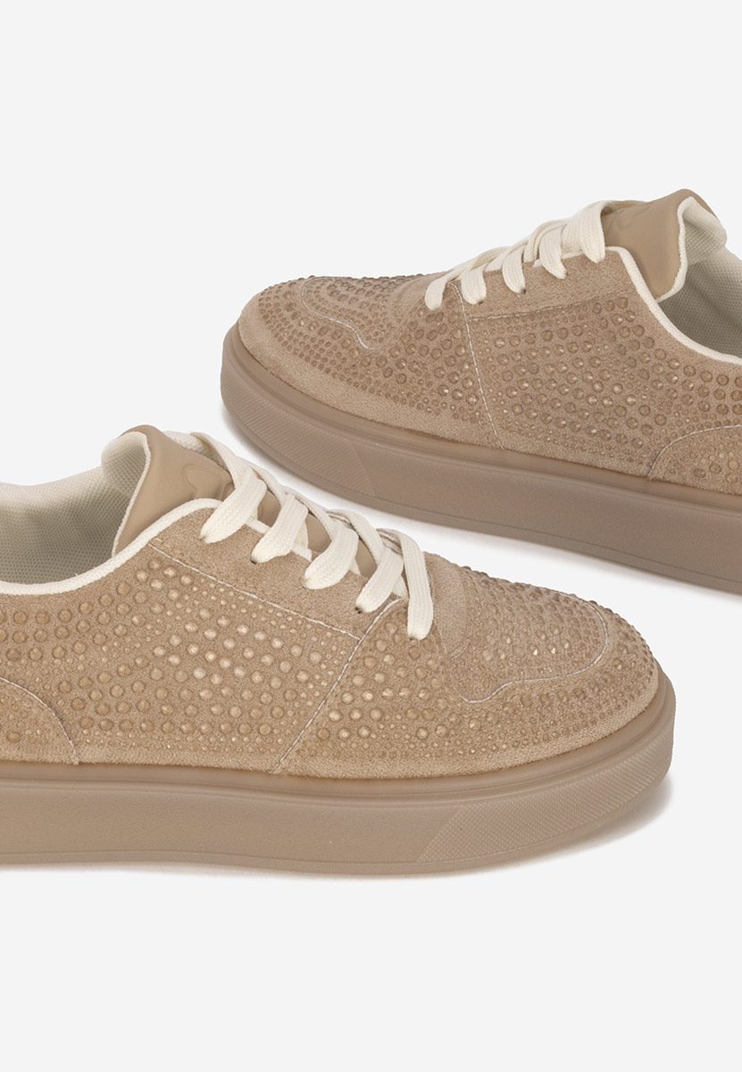 Khaki sneakersy damskie Olivina