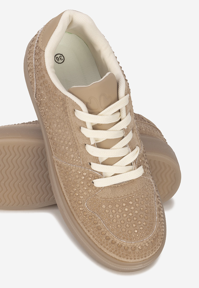 Khaki sneakersy damskie Olivina