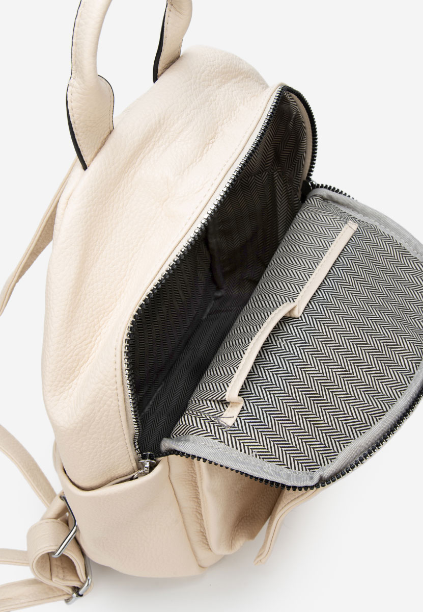 Białe plecak damska Aliyna V2