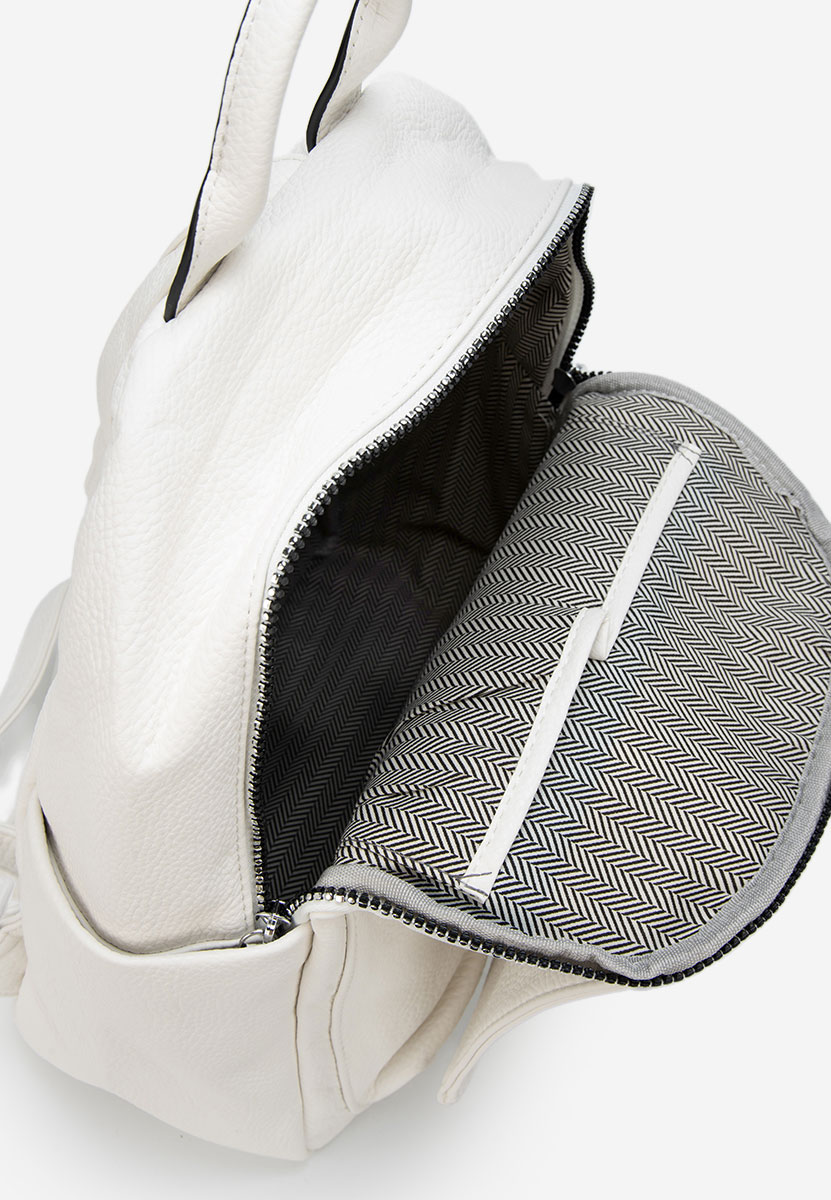 Białe plecak damska Aliyna