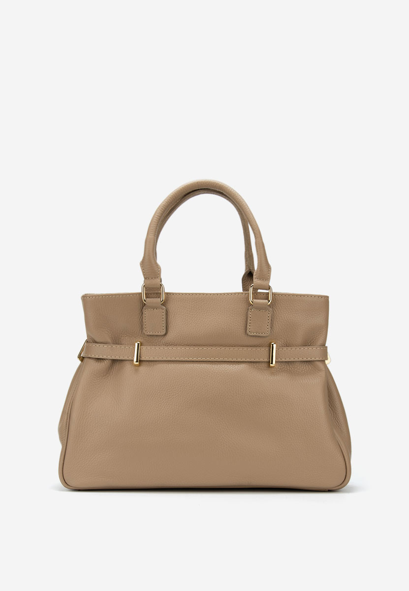 Beżowe torebka ze skóry naturalnej Ruxandra V2