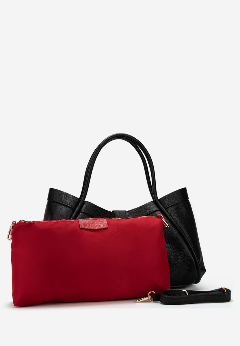 Czarna torebka ze skóry naturalnej Oniana