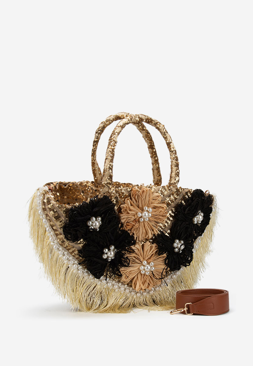 Złote torebka do ręki Kimya