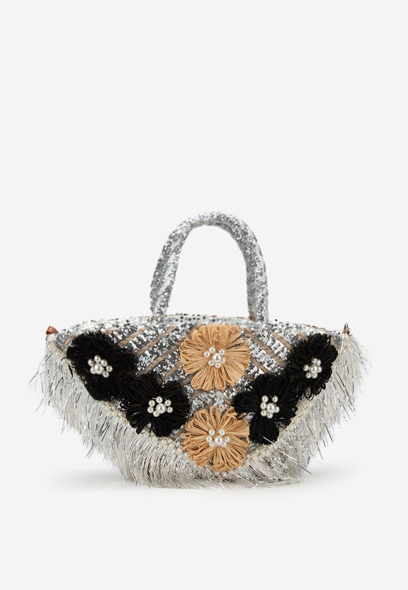 Srebrne torebka do ręki Kimya