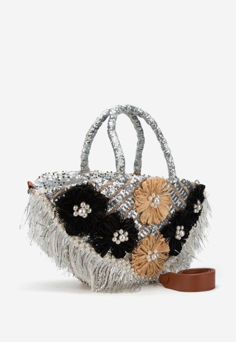 Srebrne torebka do ręki Kimya