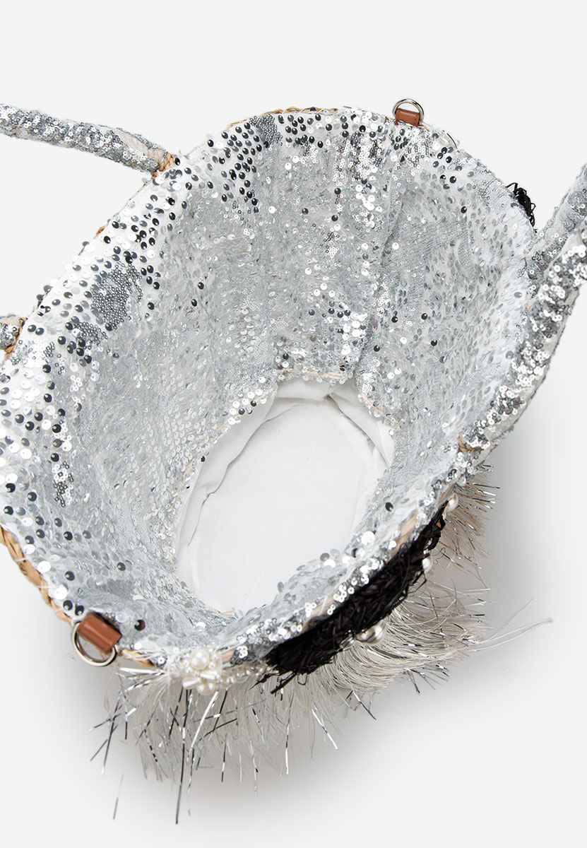 Srebrne torebka do ręki Kimya