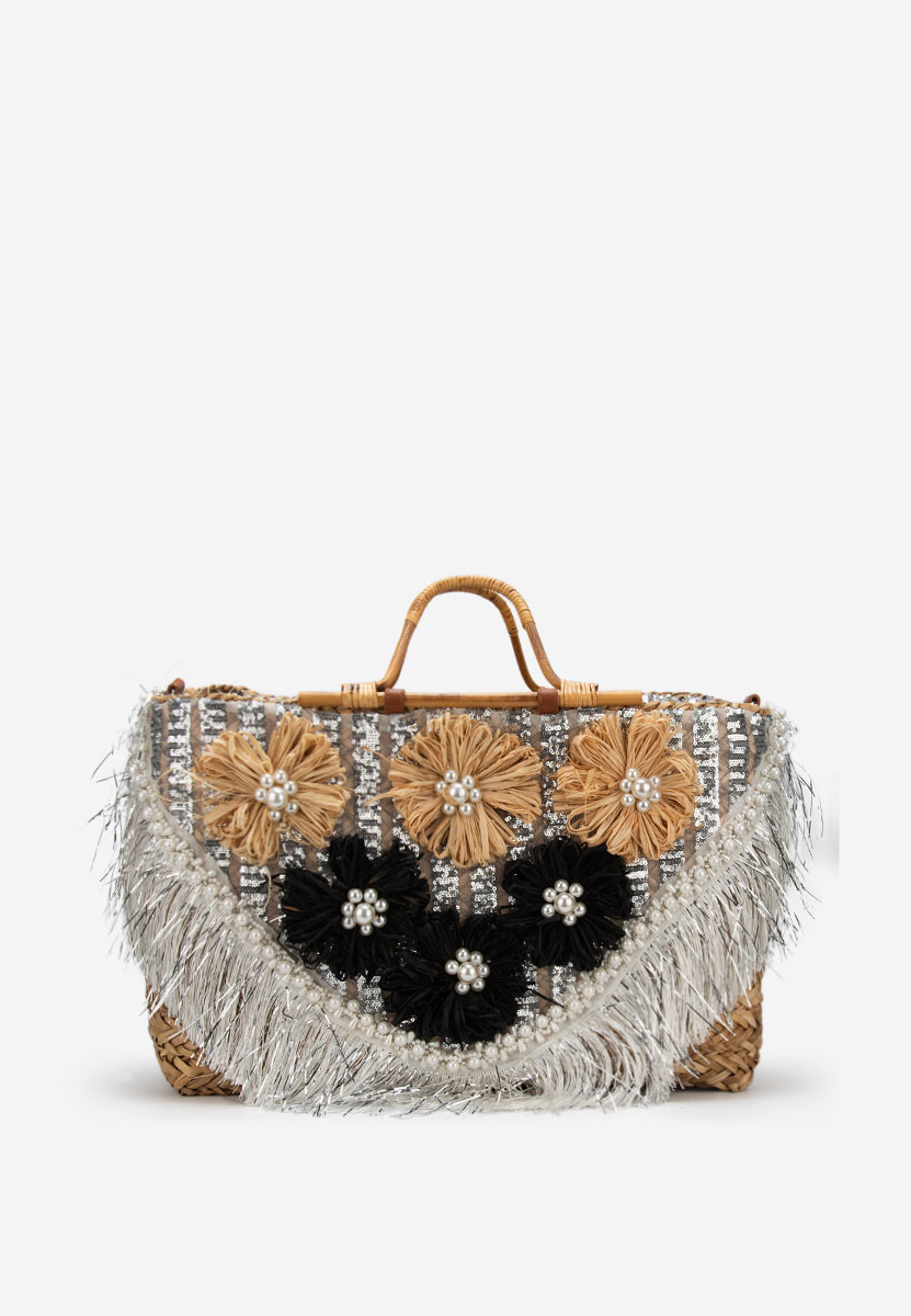 Srebrne torebka do ręki Jasmina