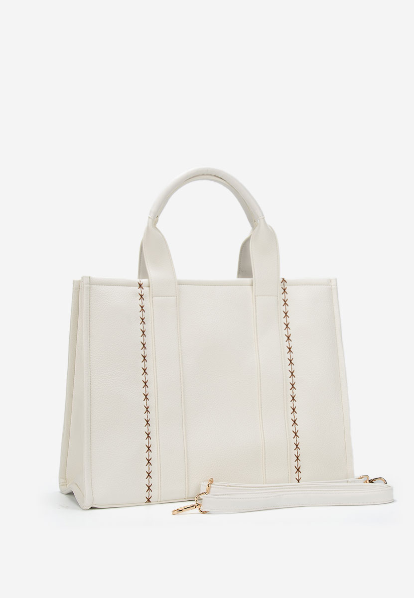 Białe torebka do ręki Merliana