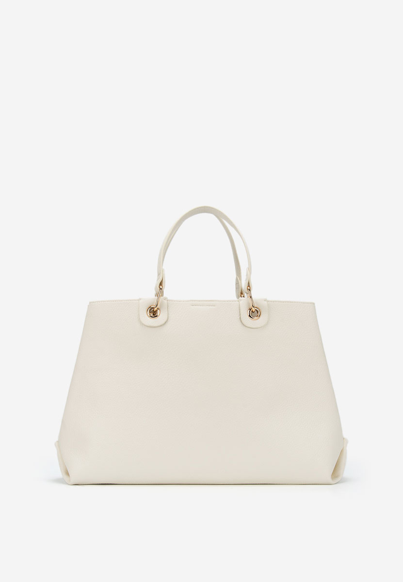 Białe torebka do biura Ellerya