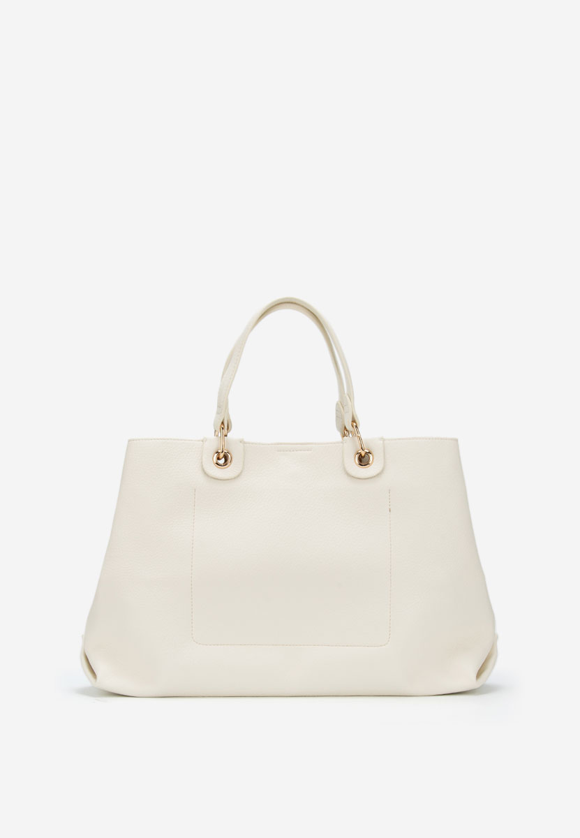 Białe torebka do biura Ellerya