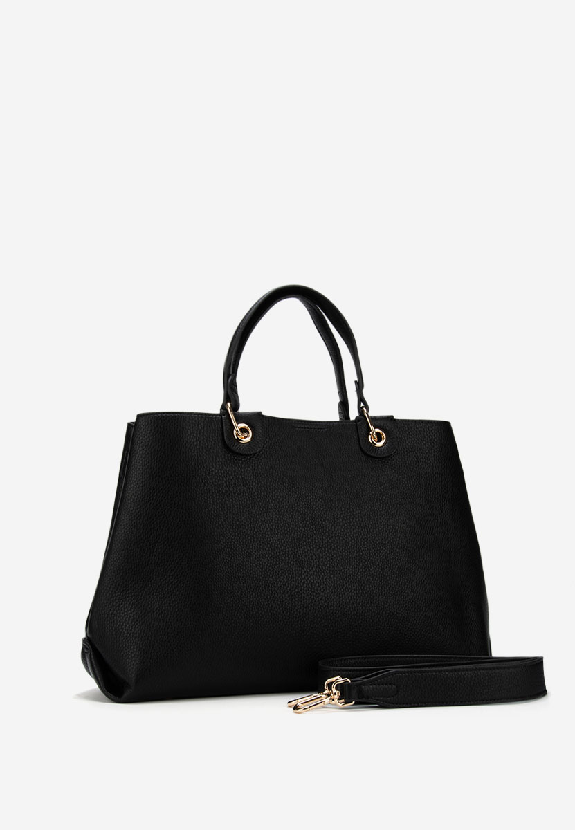 Czarna torebka do biura Ellerya