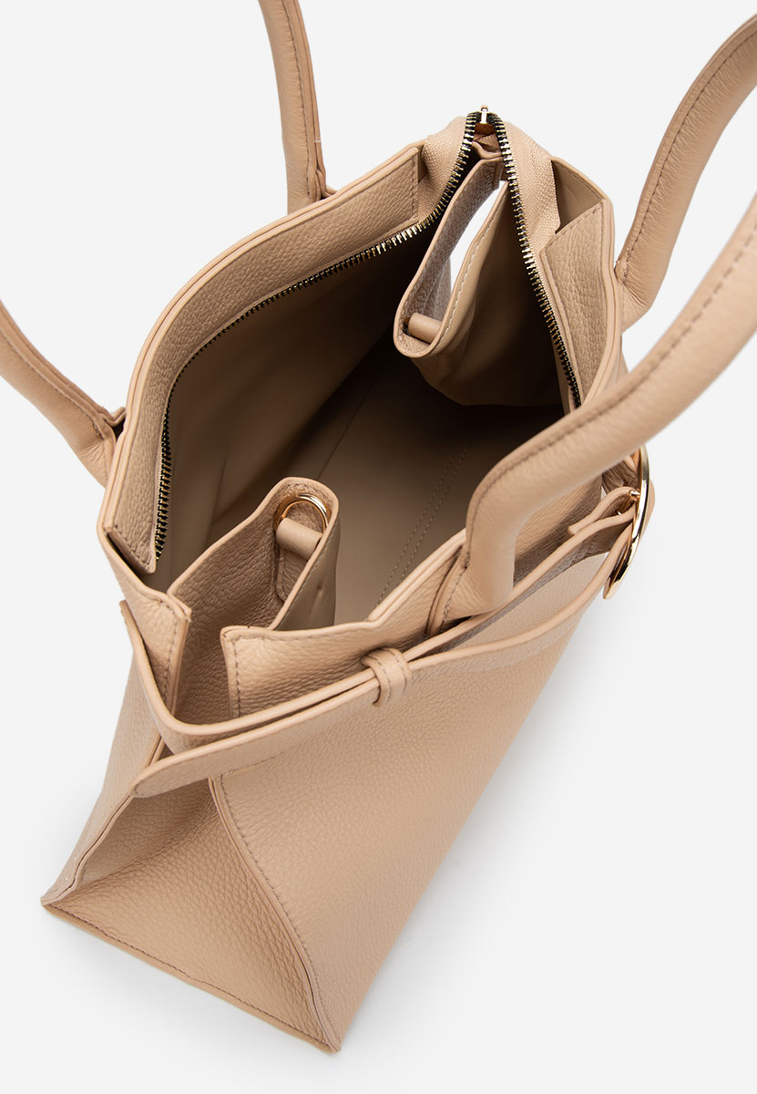 Camelowe torebka do biura Yaldea