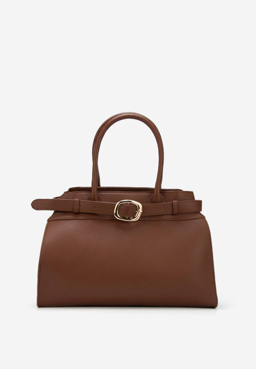 Brązowe torebka do biura Yaldea