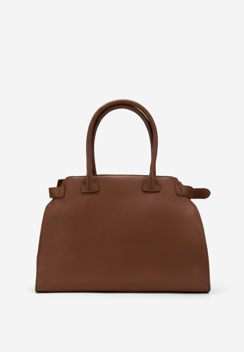 Brązowe torebka do biura Yaldea