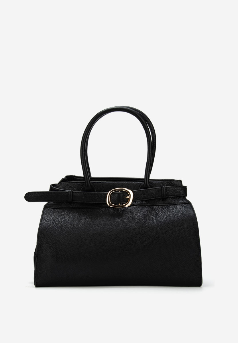 Czarna torebka do biura Yaldea