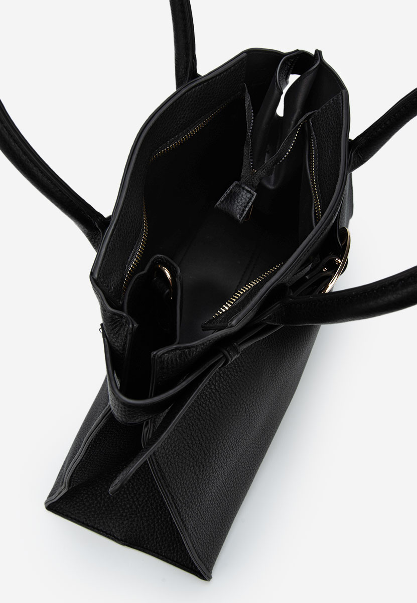 Czarna torebka do biura Yaldea