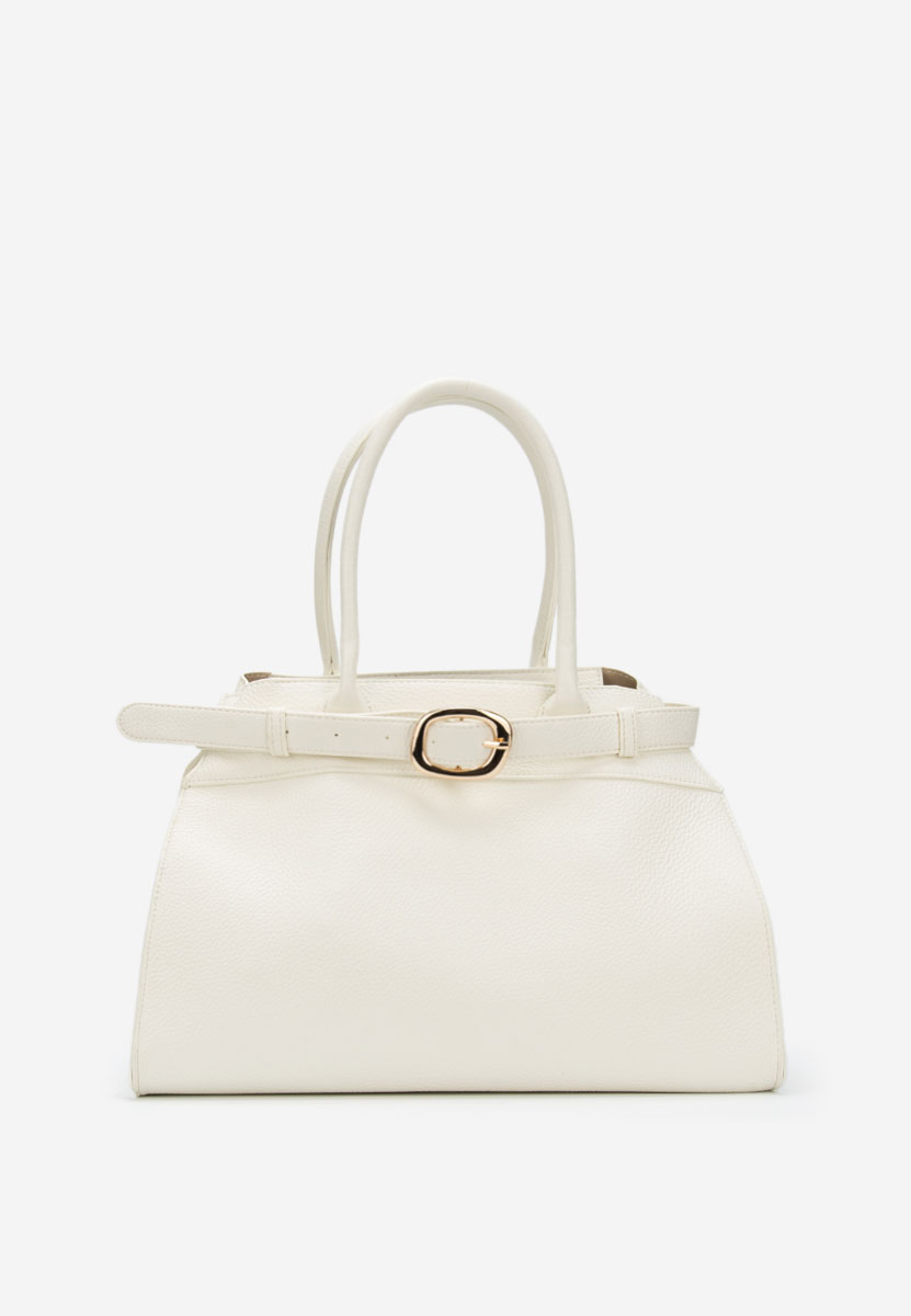 Białe torebka do biura Yaldea