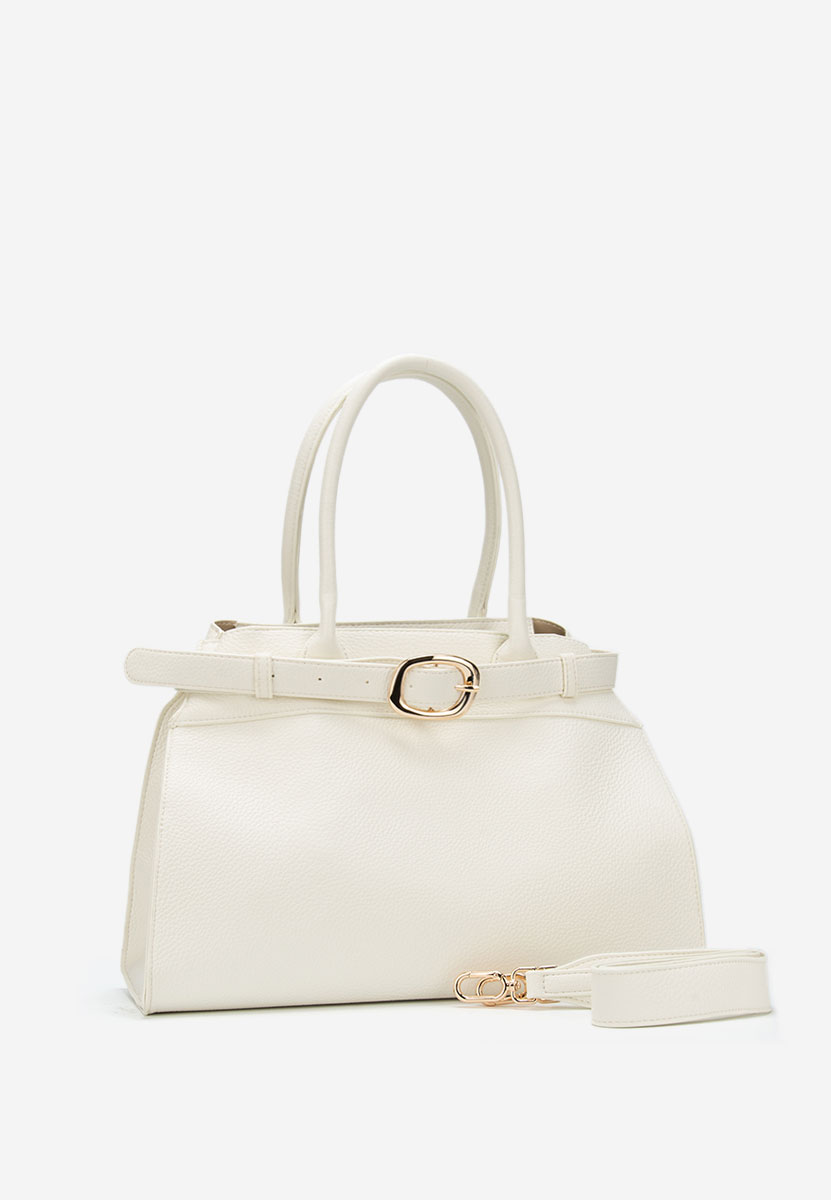 Białe torebka do biura Yaldea