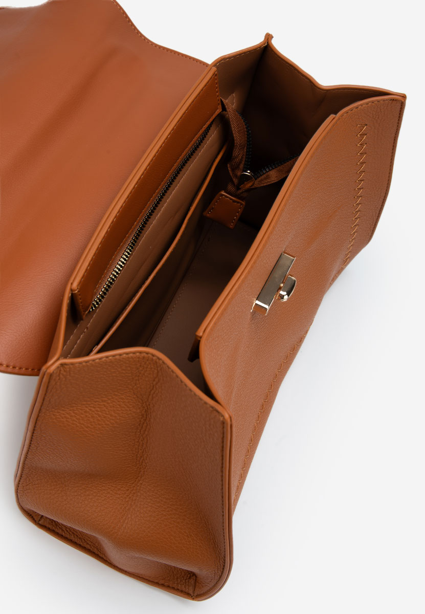 Brązowe torebka do biura Essperia