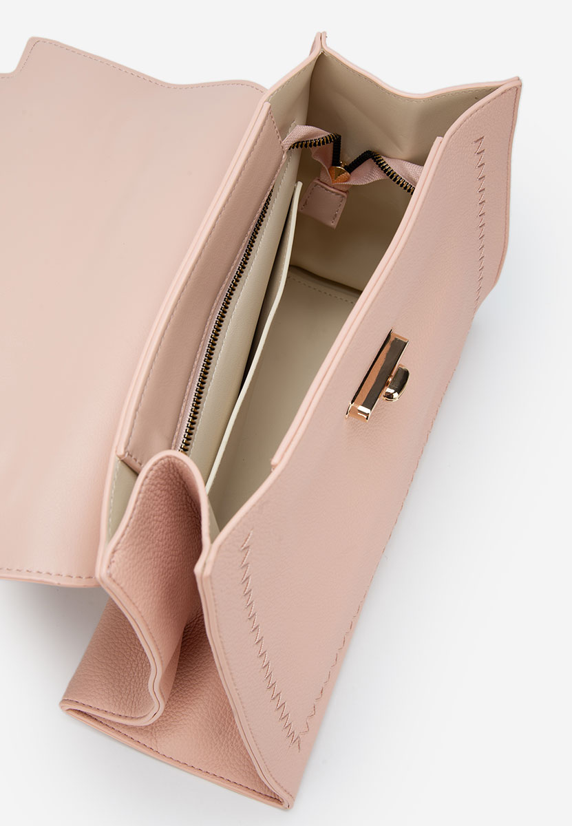 Różowe torebka do biura Essperia