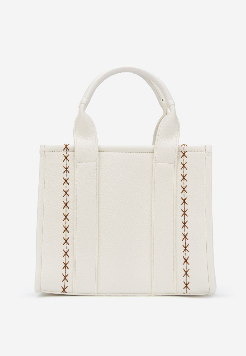 Białe torebka do ręki Merlania