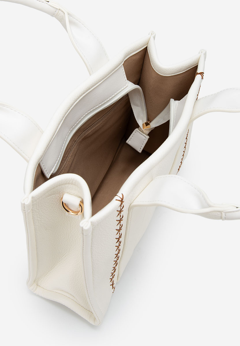 Białe torebka do ręki Merlania