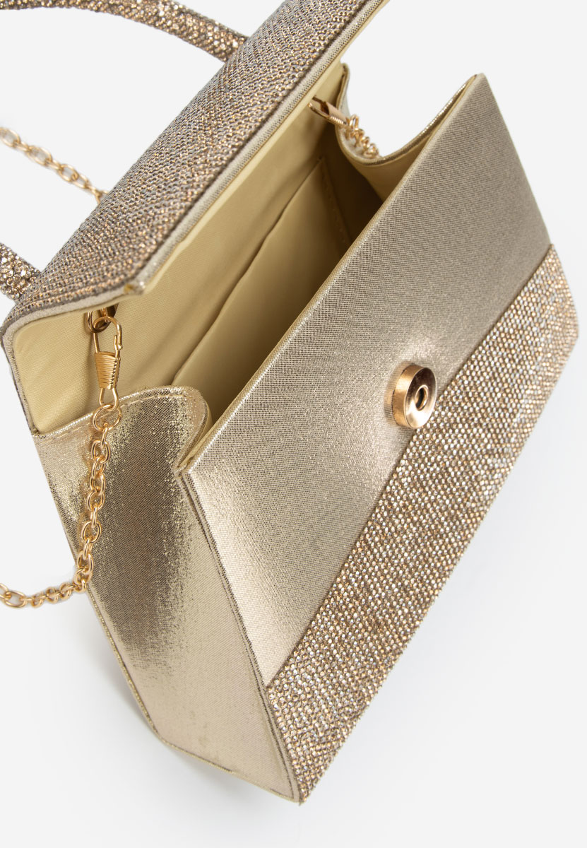 Złote torebka do ręki Lenisa