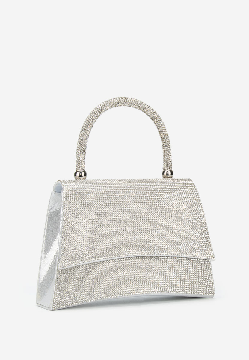 Srebrne torebka do ręki Lenisa