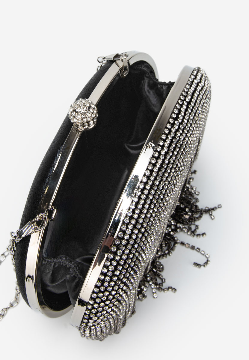 Czarna torebka do ręki Avalina