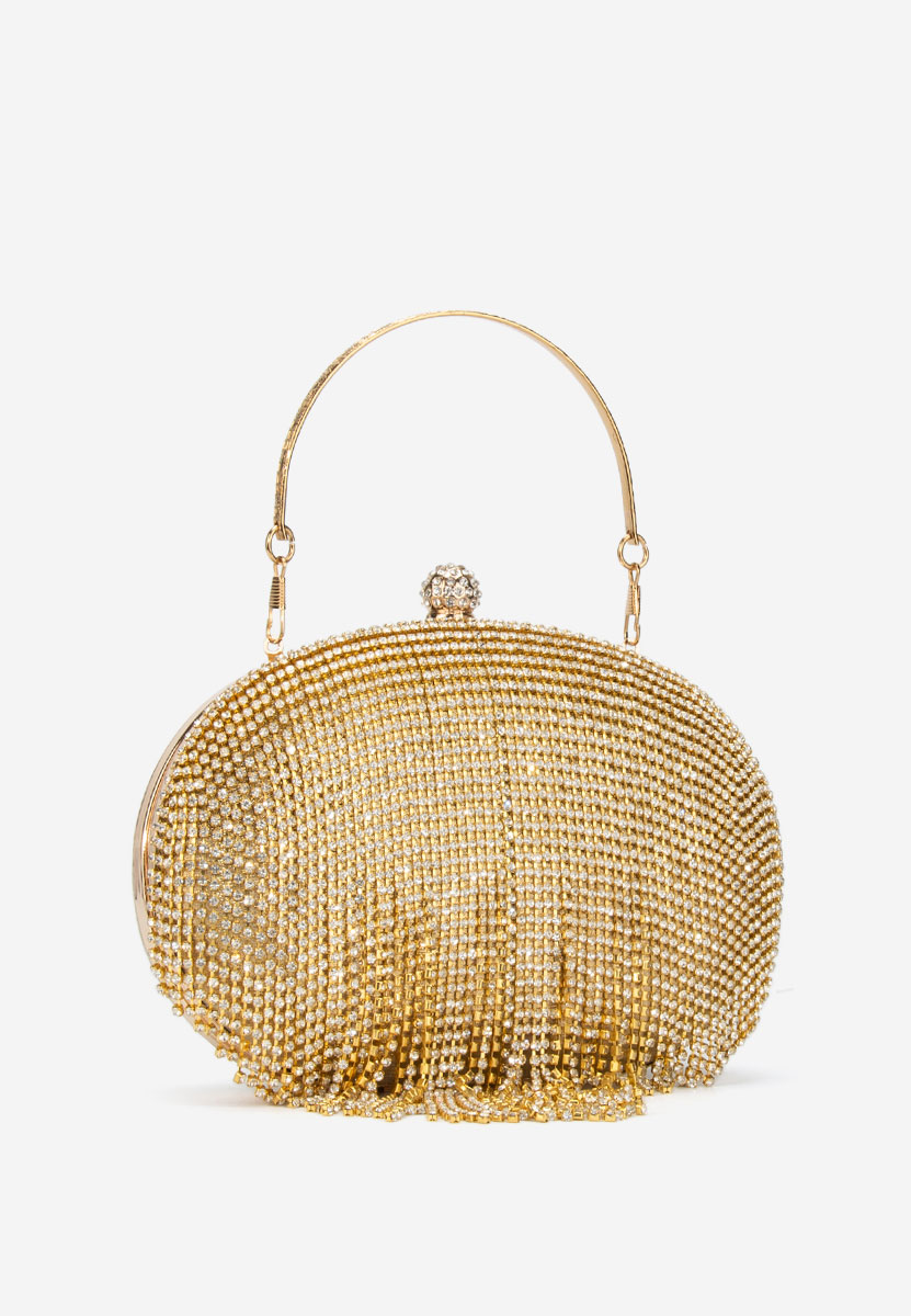 Złote torebka do ręki Avalina