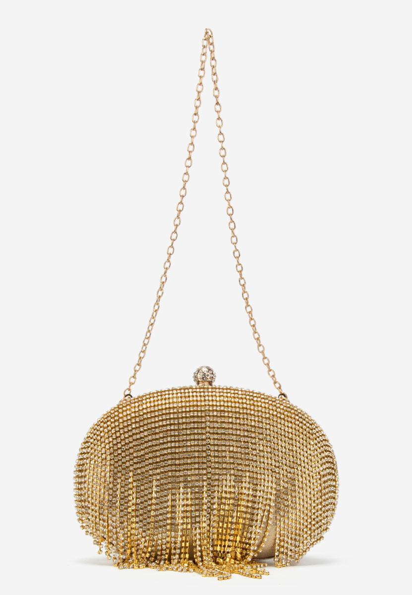 Złote torebka do ręki Avalina