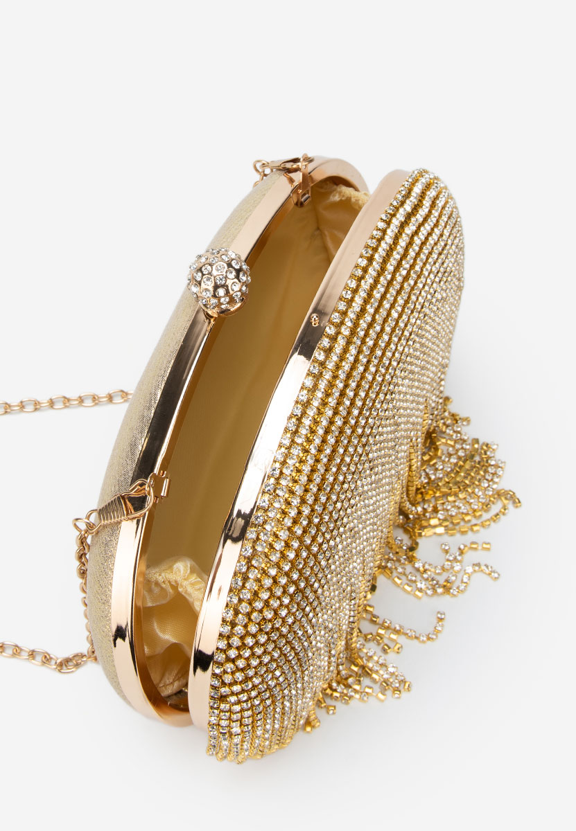 Złote torebka do ręki Avalina