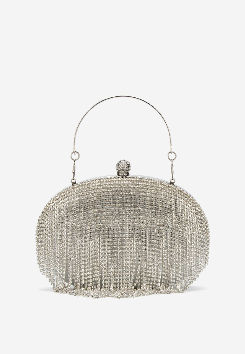 Srebrne torebka do ręki Avalina