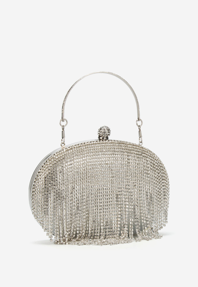 Srebrne torebka do ręki Avalina