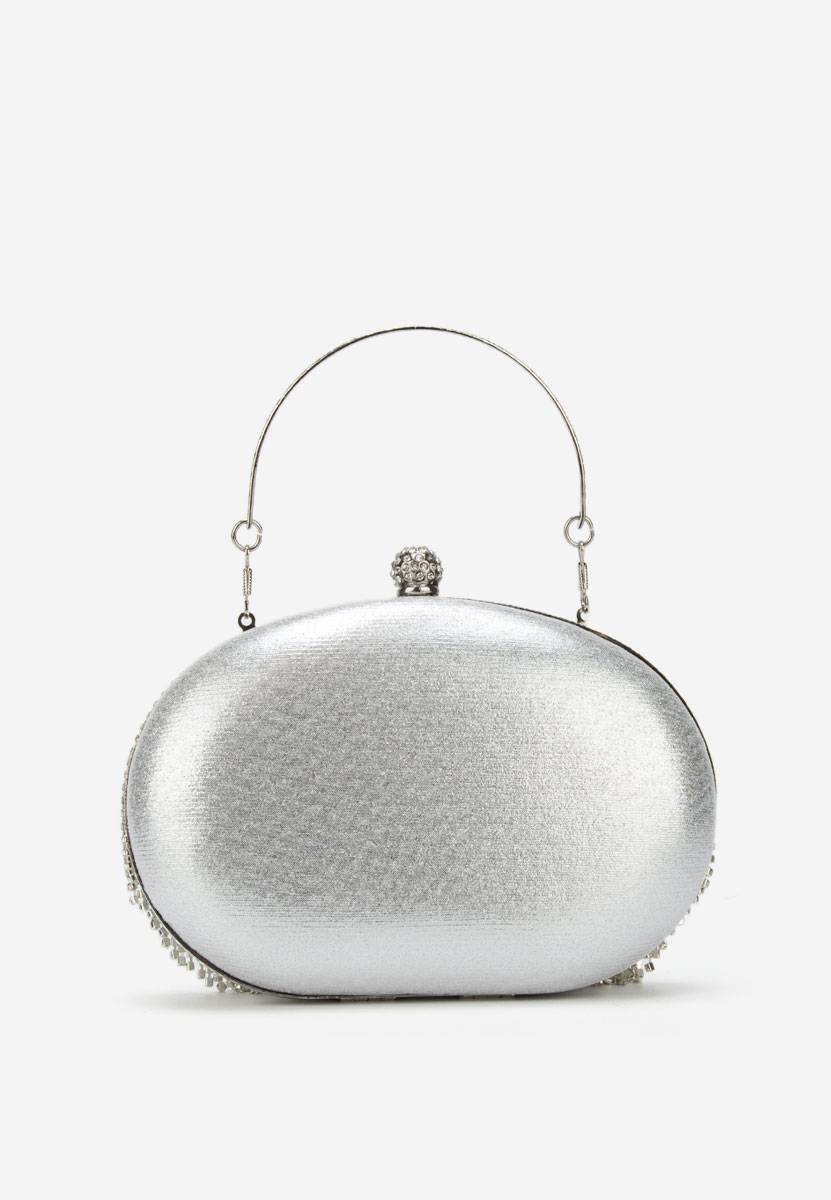 Srebrne torebka do ręki Avalina
