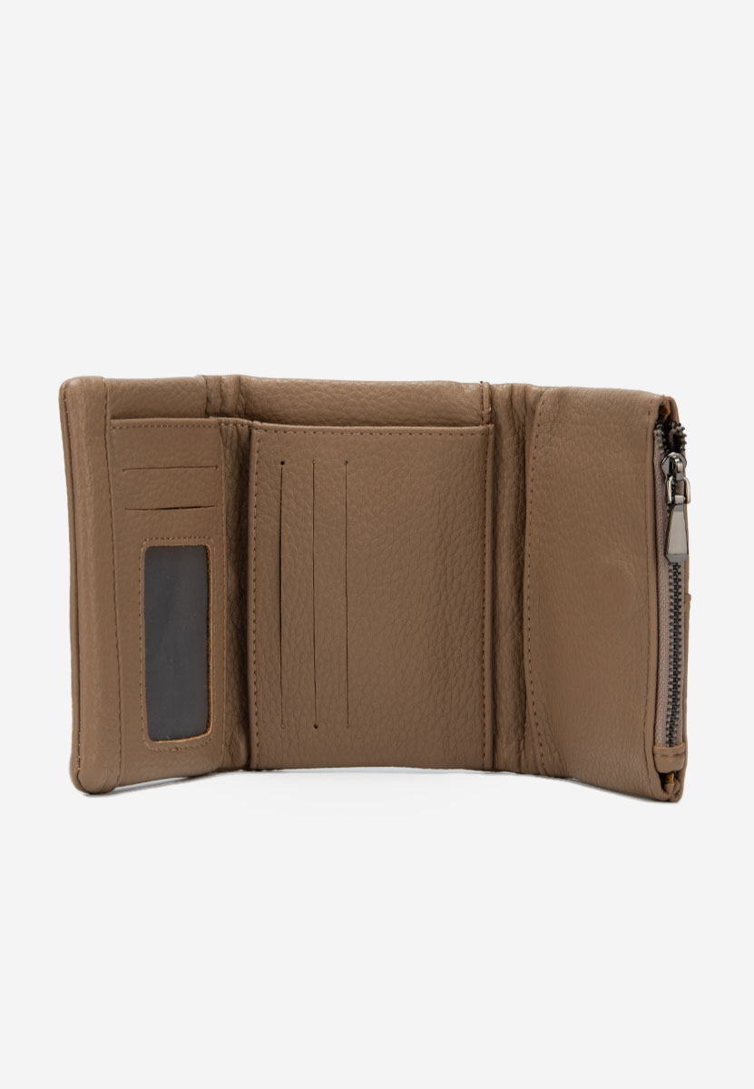 Khaki portfel damski Sanida