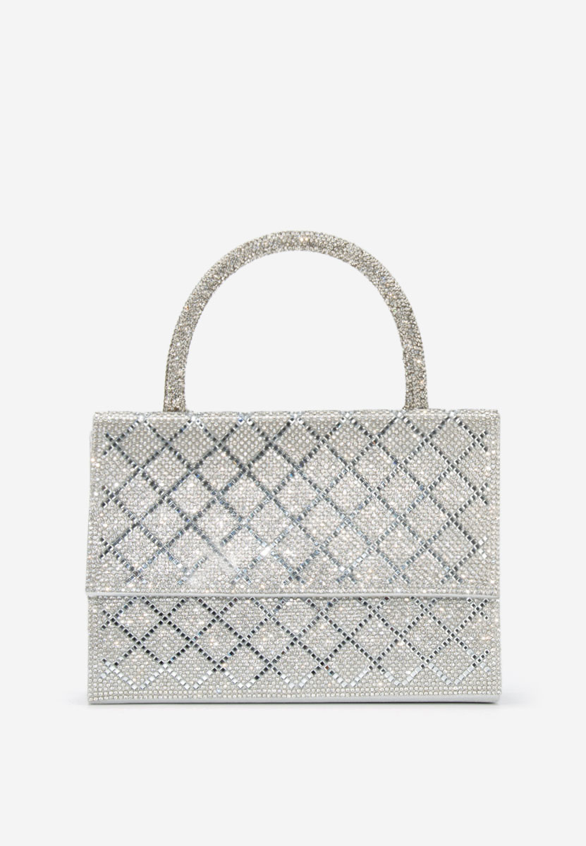 Srebrne torebka do ręki Karolima