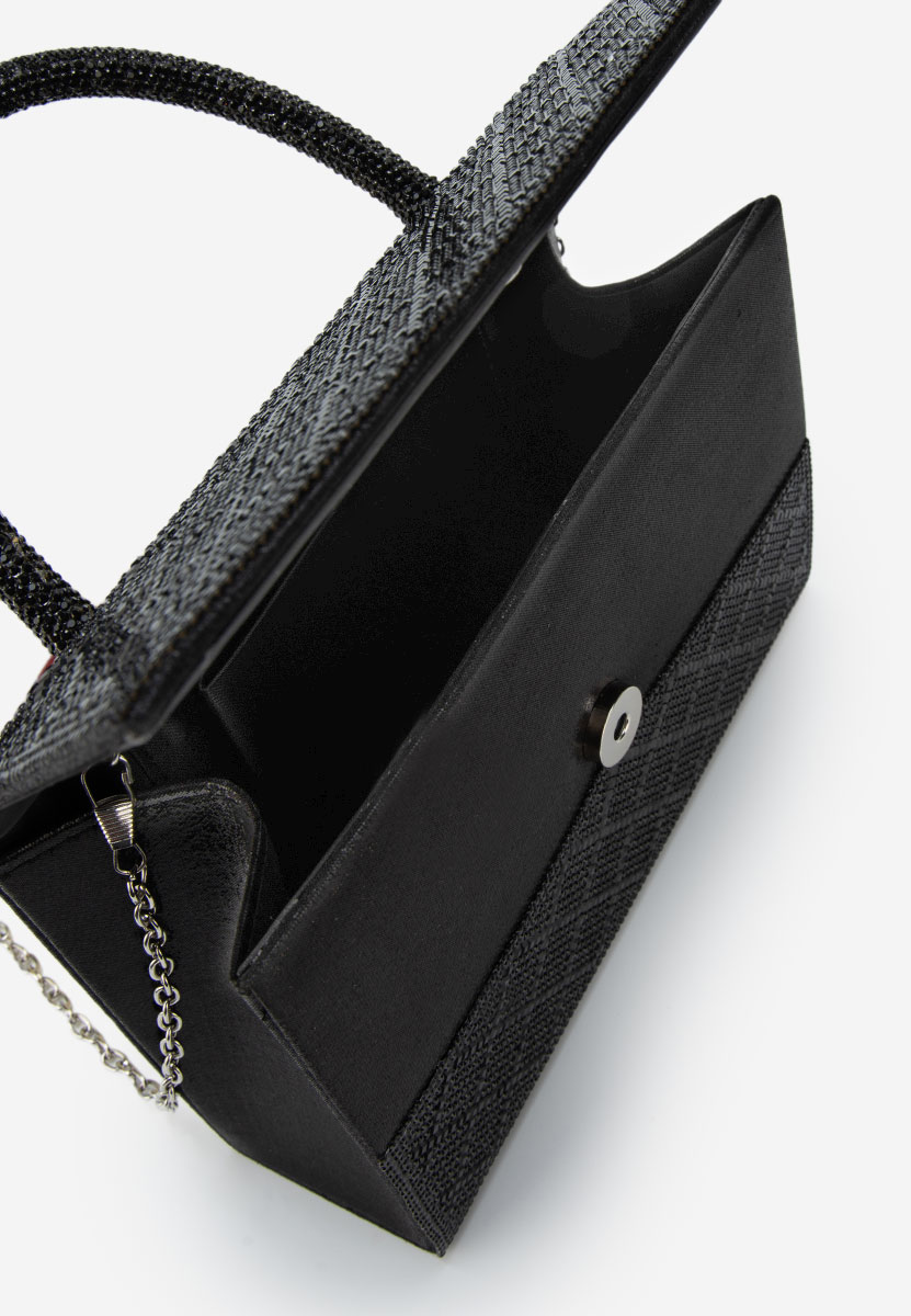 Czarna torebka do ręki Karolima