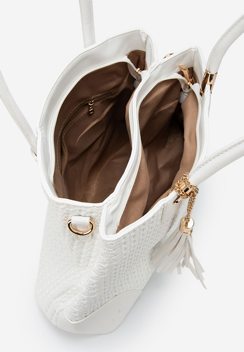 Białe torebka do ręki Nazmia