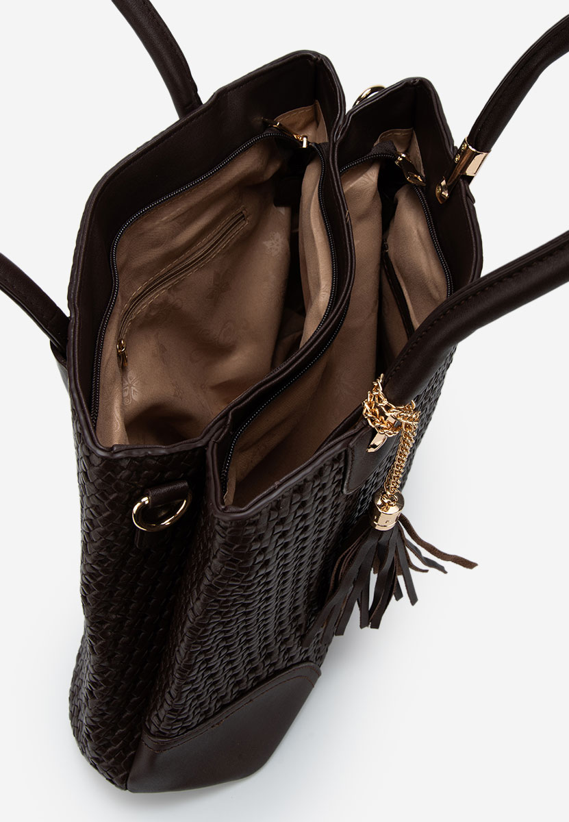 Brązowe torebka do ręki Nazmia V2