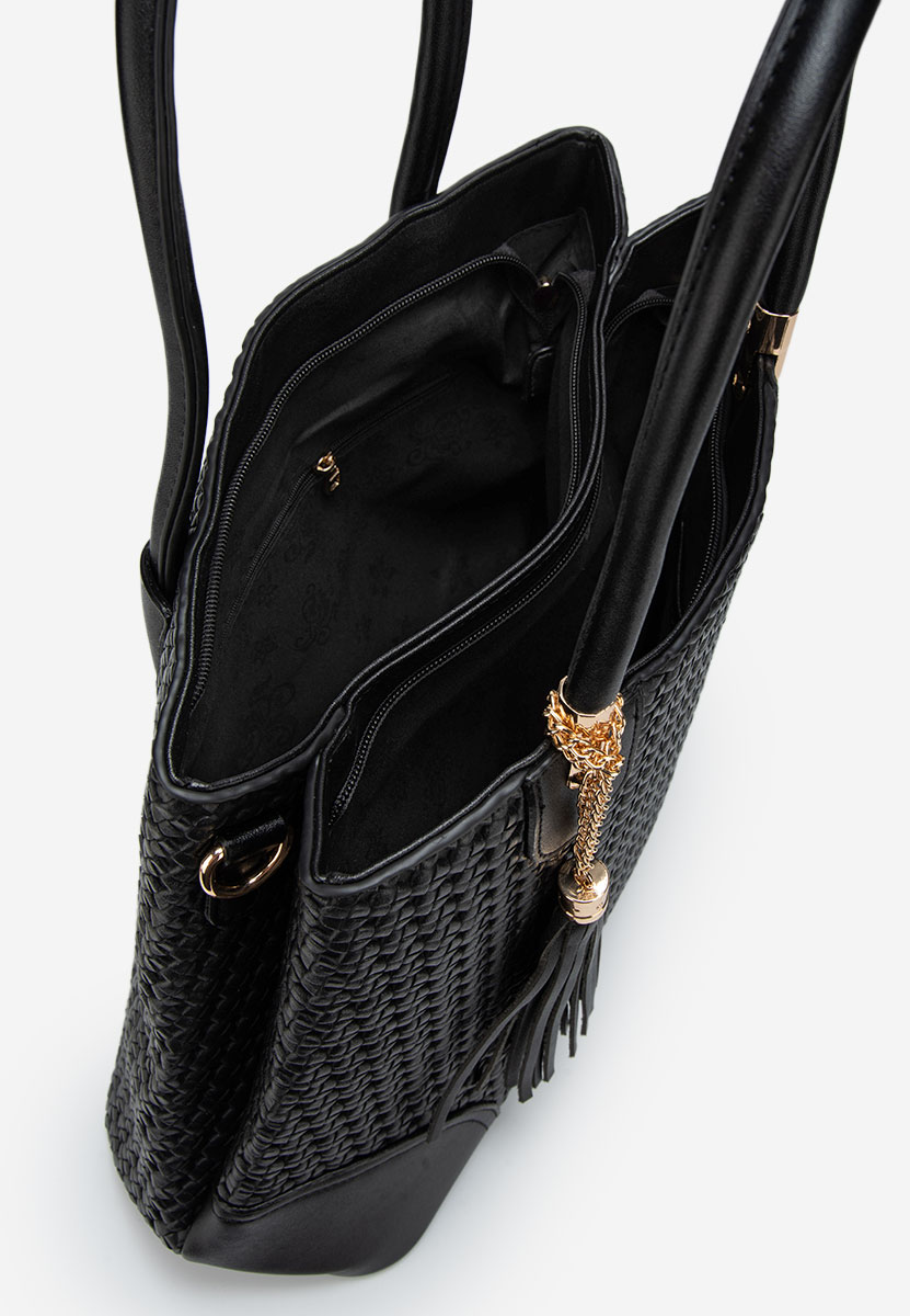 Czarna torebka do ręki Nazmia